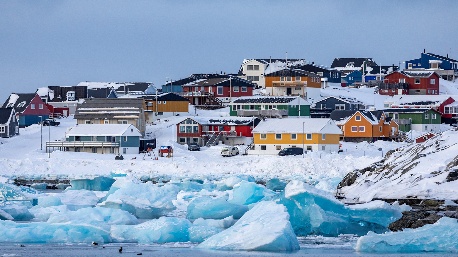 Nuuk, Greenland's capital, a small city on the country's southwest coast. (AFP)