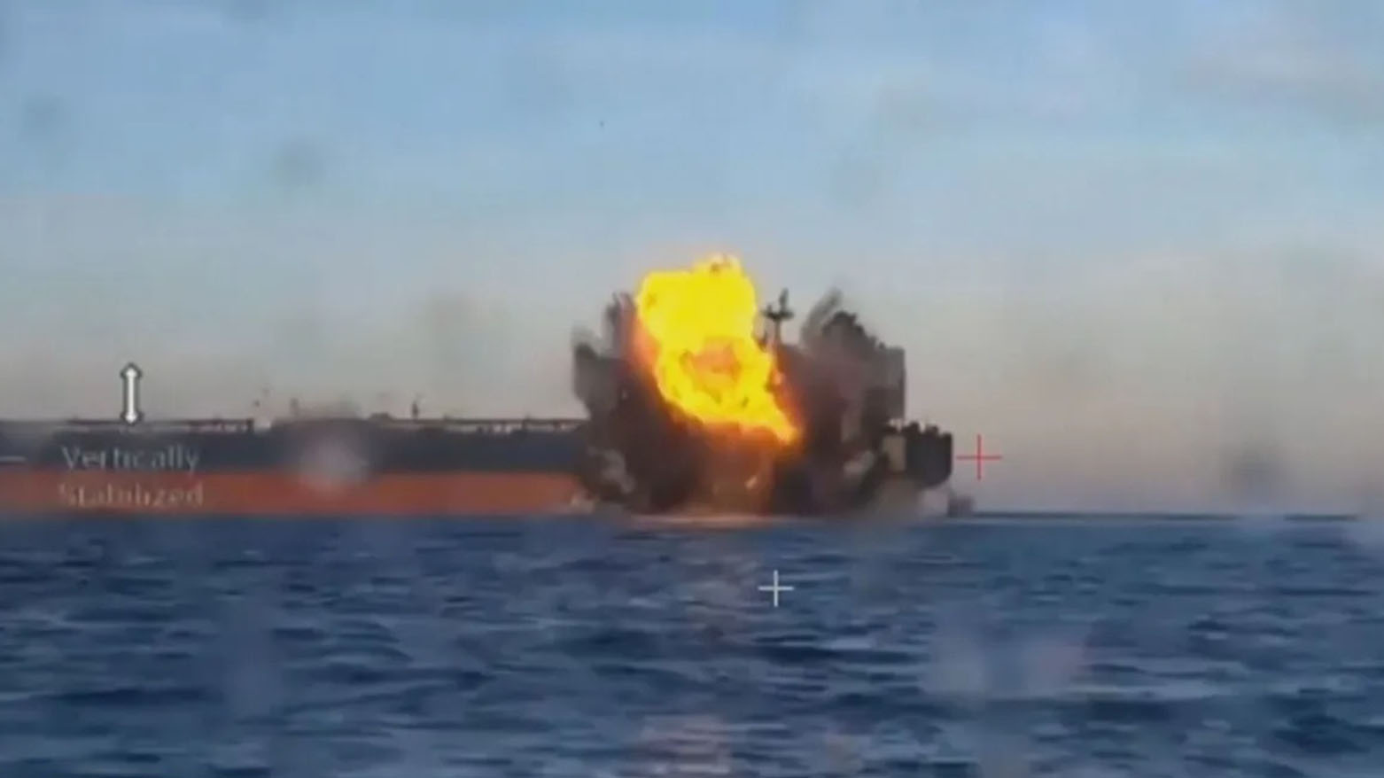 مسيرات روسية تضرب سفينتين في البحر الأسود