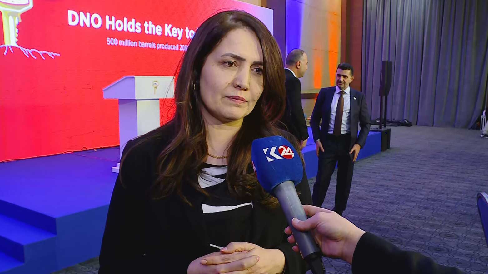 غەزال هوستانی: داوای زیادكردنی به‌رهه‌می كێڵگه‌ نه‌وتییه‌كانمان كردووه‌