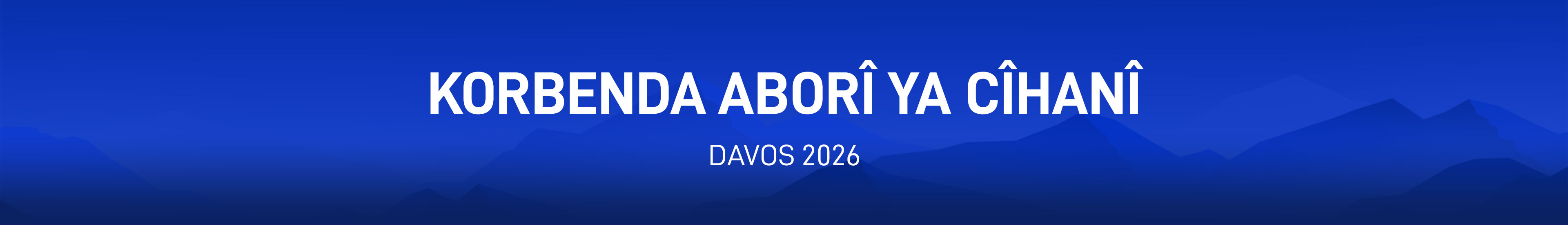 Korbenda Aborî ya Cîhanî Davos 2026