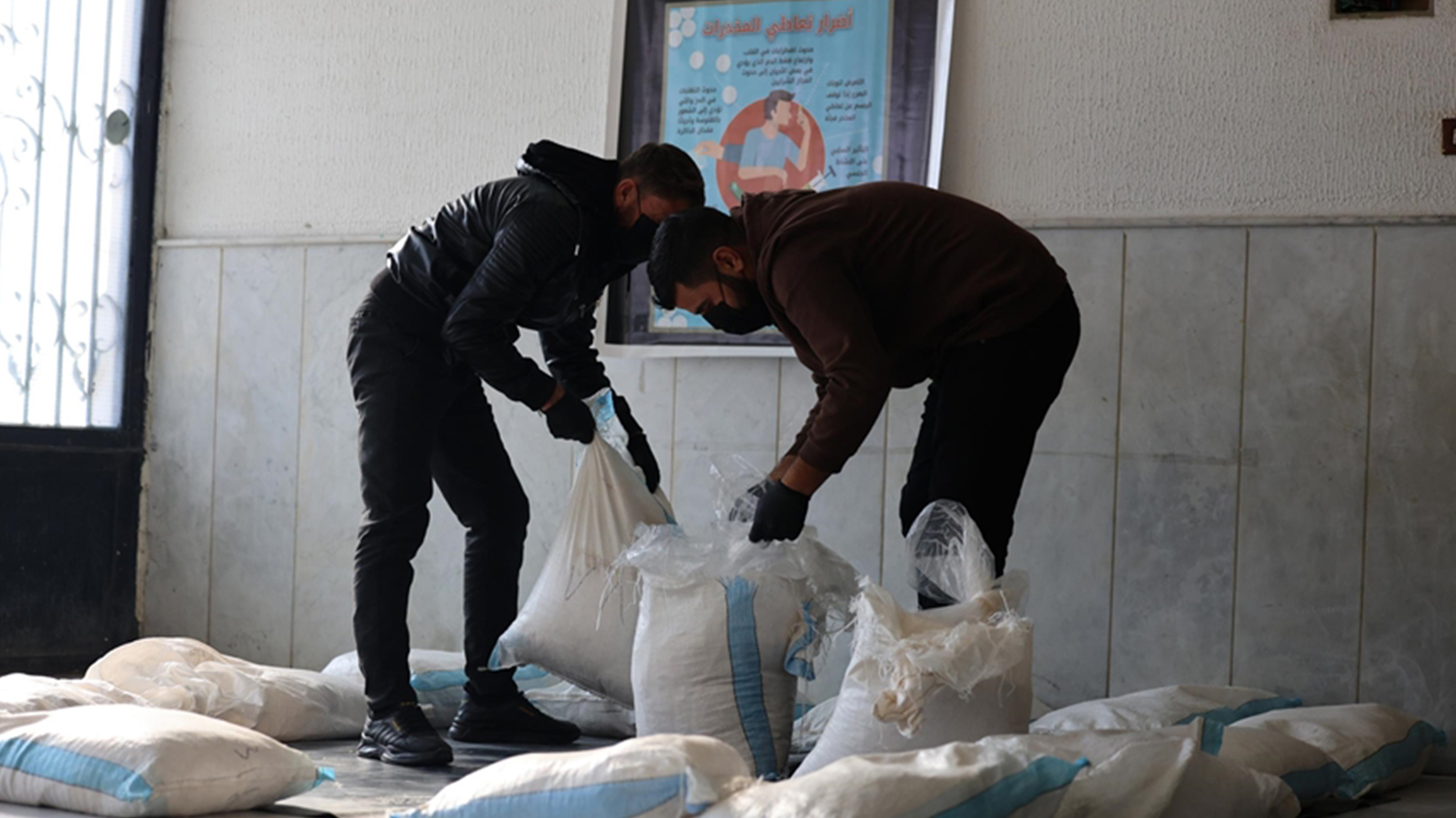 دەستبەسەر دوو ملیۆن و 500 هەزار حەبی کەپتاگۆن دا گیرا