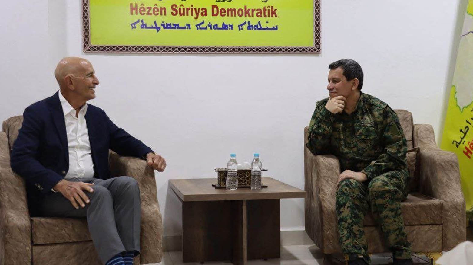 تۆم باراک و مەزڵووم عەبدی سبەی لە هەولێر کۆدەبنەوە