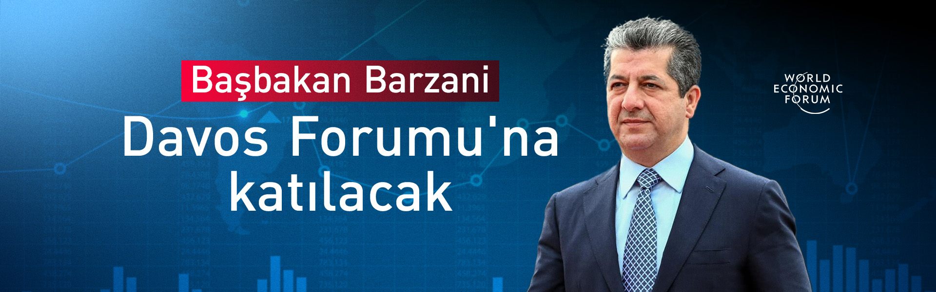 Mesrur Barzani, Davos Forumu'na katılacak