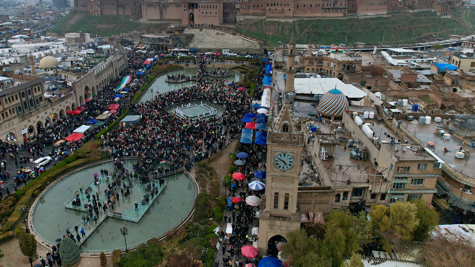 خۆپیشاندانی ملیۆنی لە هەولێر و سلێمانی بۆ پشتیوانی لە ڕۆژئاوای کوردستان