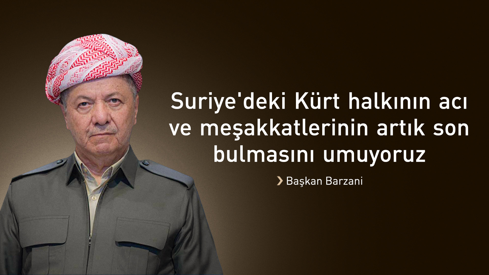 Başkan Barzani’den Şam ve SDG anlaşmasına destek: Diyalog en doğru yol
