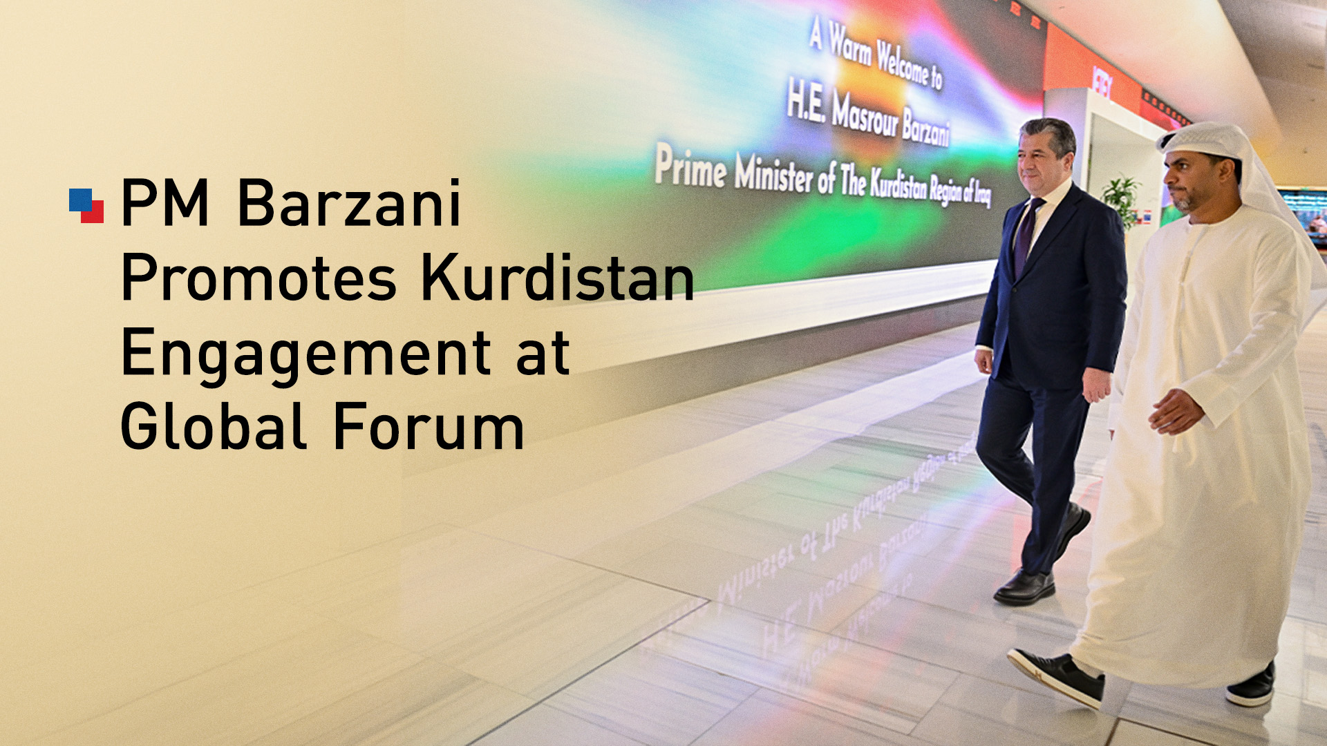 Kurdistan Regional Government (KRG) Prime Minister Masrour Barzani. (Photo: Kurdistan24)