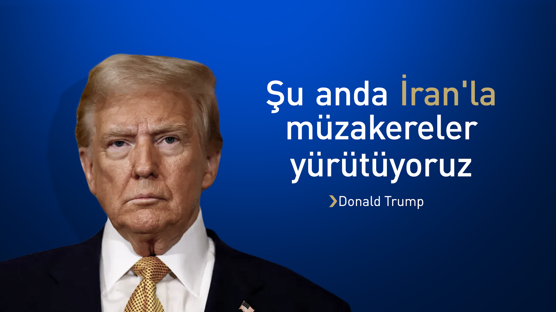 ABD yönetimi İran'la aktif olarak müzakerede