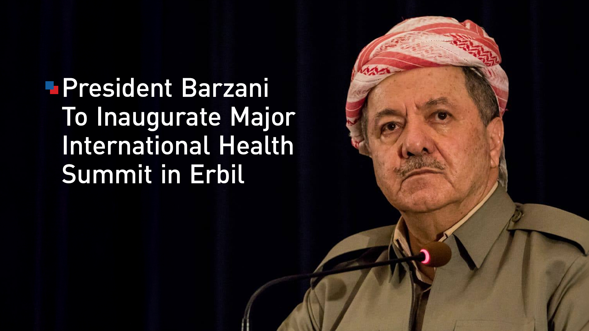 President Masoud Barzani. (Graphic: Kurdistan24)