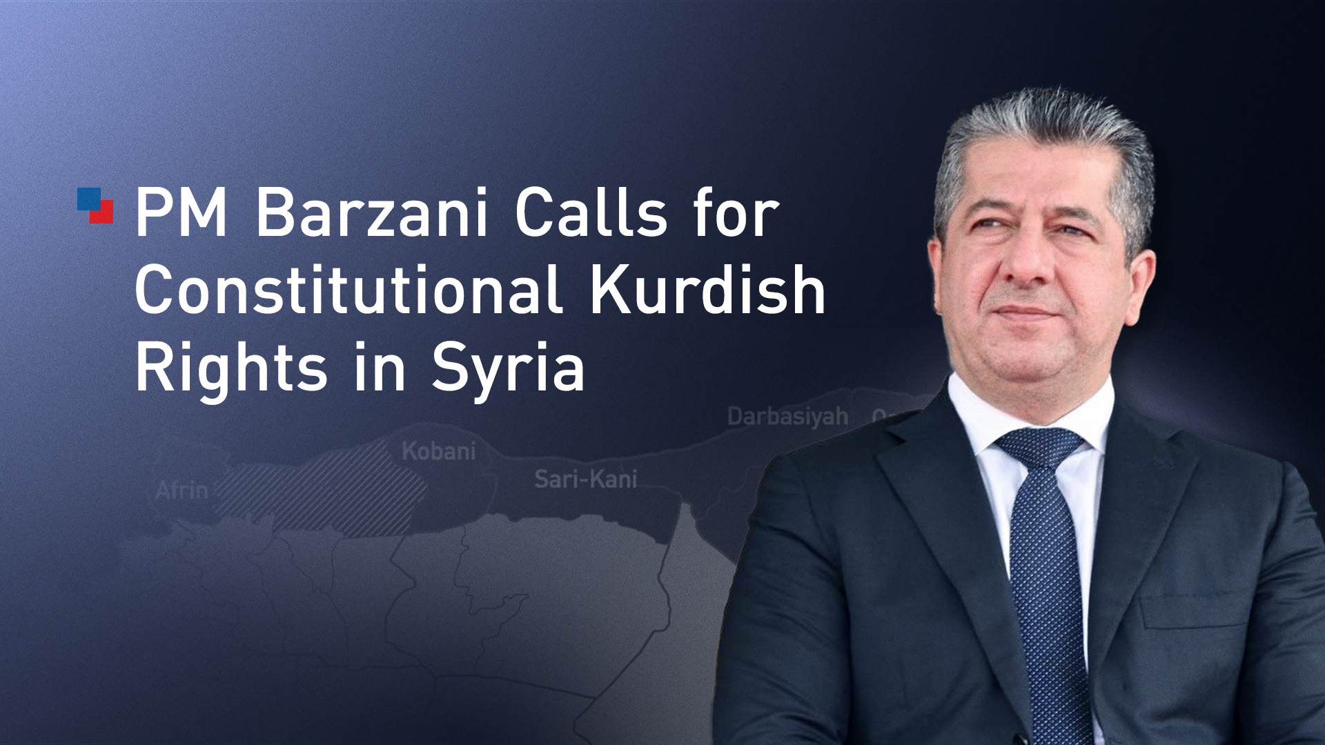 PM Masrour Barzani. (Photo: Kurdistan24)