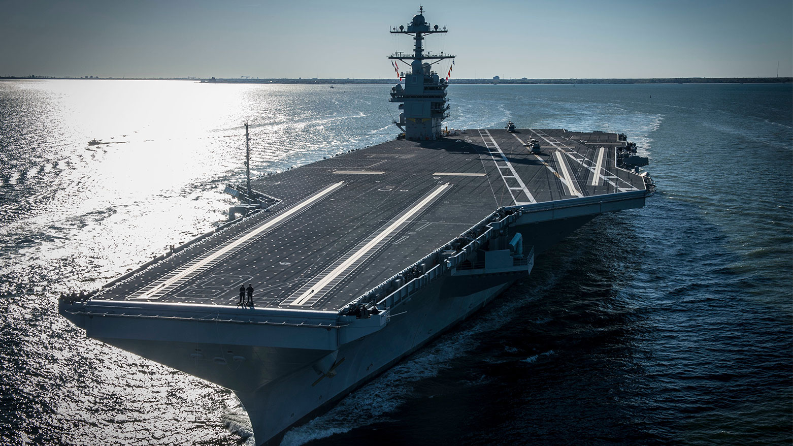 The USS Gerald R. Ford. (Photo: AP)