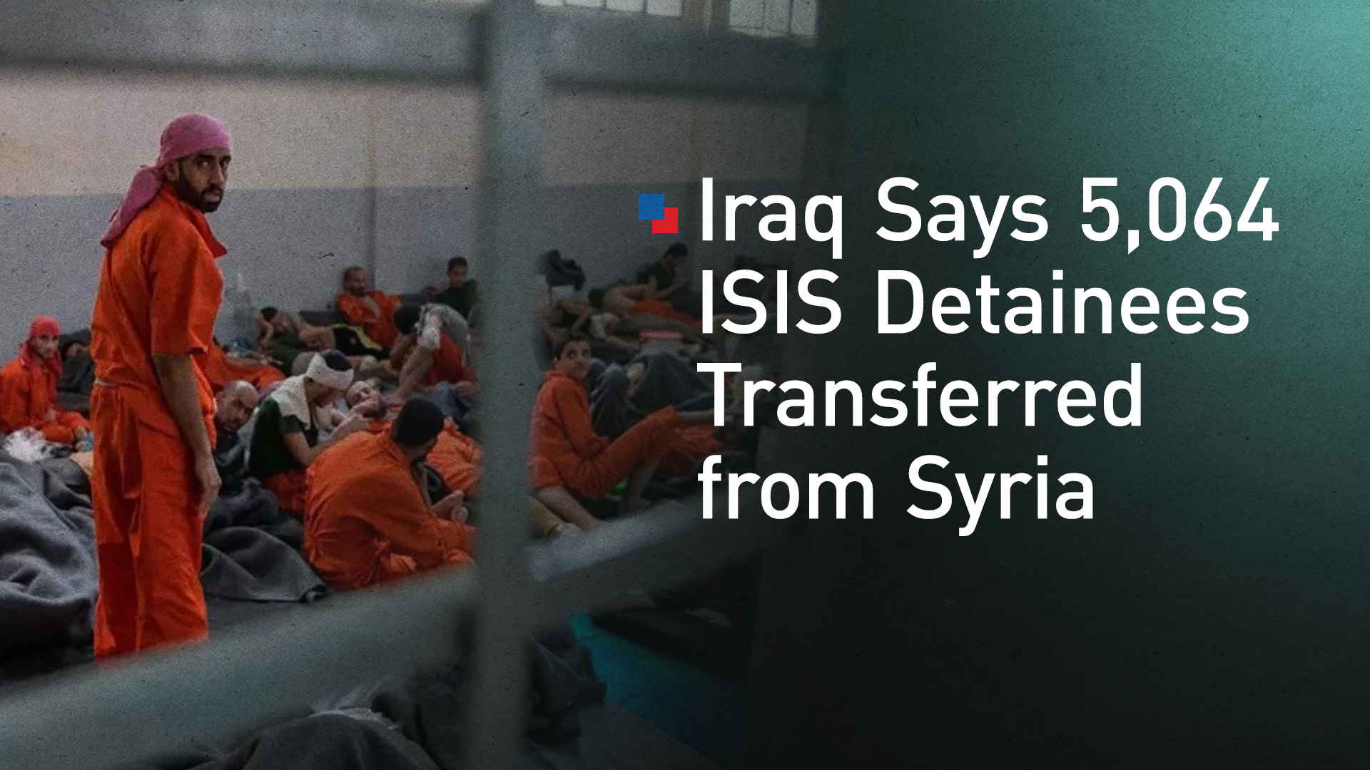 ISIS detainees. (Photo: Designed by Kurdistan24)