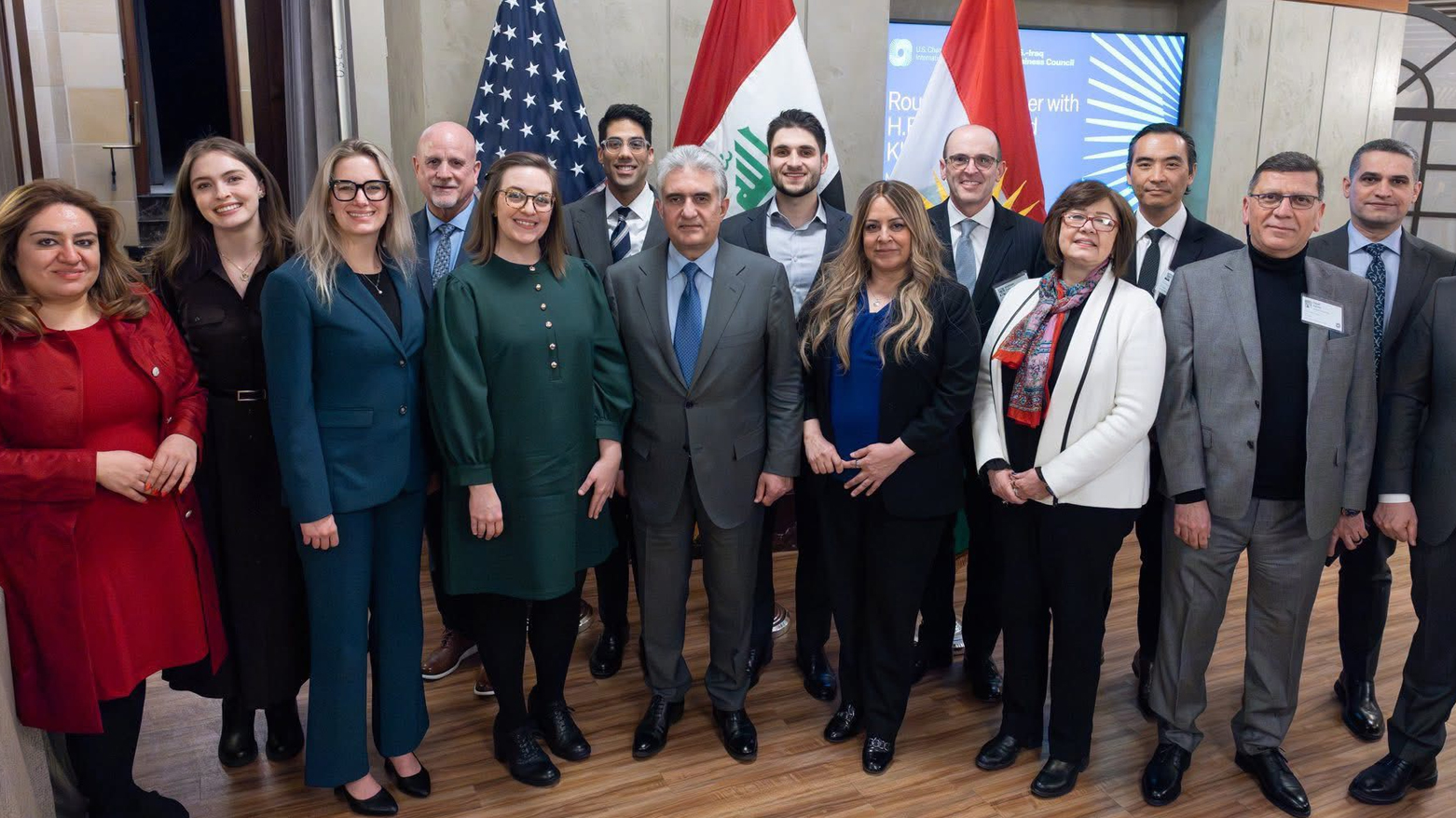 وەزیری ناوخۆی هەرێمی کوردستان لەگەڵ ژووری بازرگانیی ئەمریکی کۆبووەوە