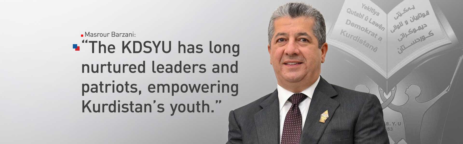 Masrour Barzani Visits Kurdistan Democratic Students and Youth Union School on Anniversary