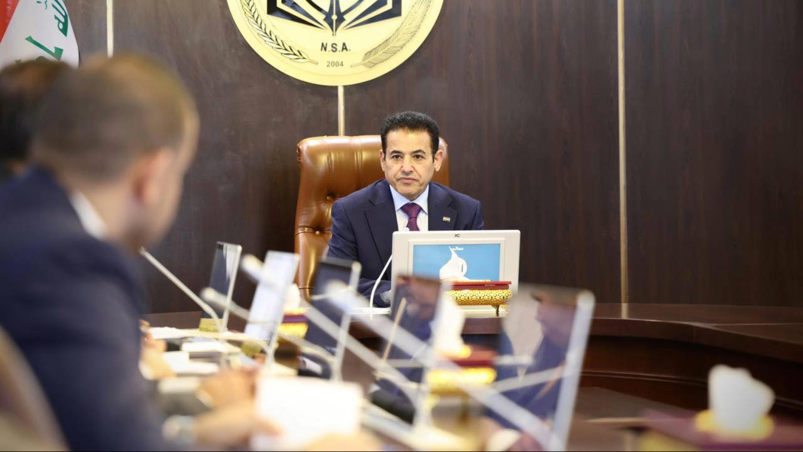 کۆبوونەوەی تایبەت بە رێگریکردن لە ناونووسکردنی هاووڵاتییانی عێراق لە ریزەکانی سوپای رووسیا (وێنە: نووسینگەی ئەعرەجی)