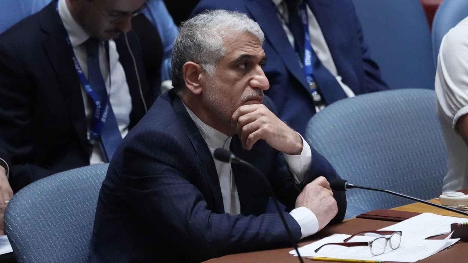 Iran’s ambassador to the United Nations, Amir Saeid Iravani. (AFP)