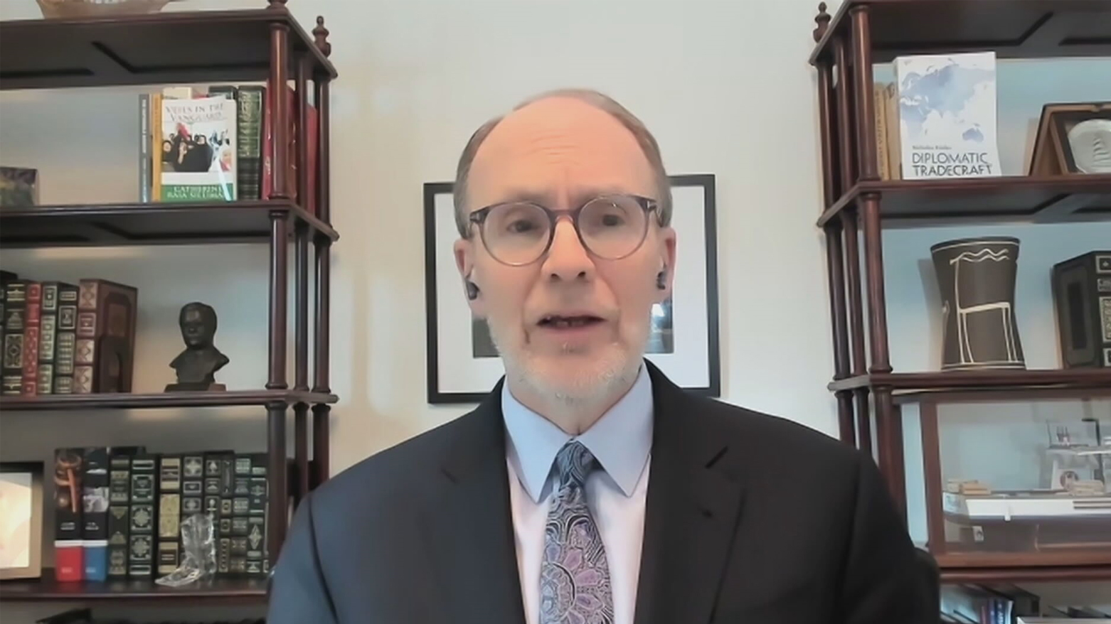 Douglas Silliman, former U.S. ambassador to Iraq, speaking to Kurdistan24, Feb. 20, 2026. (Photo: Kurdistan24)