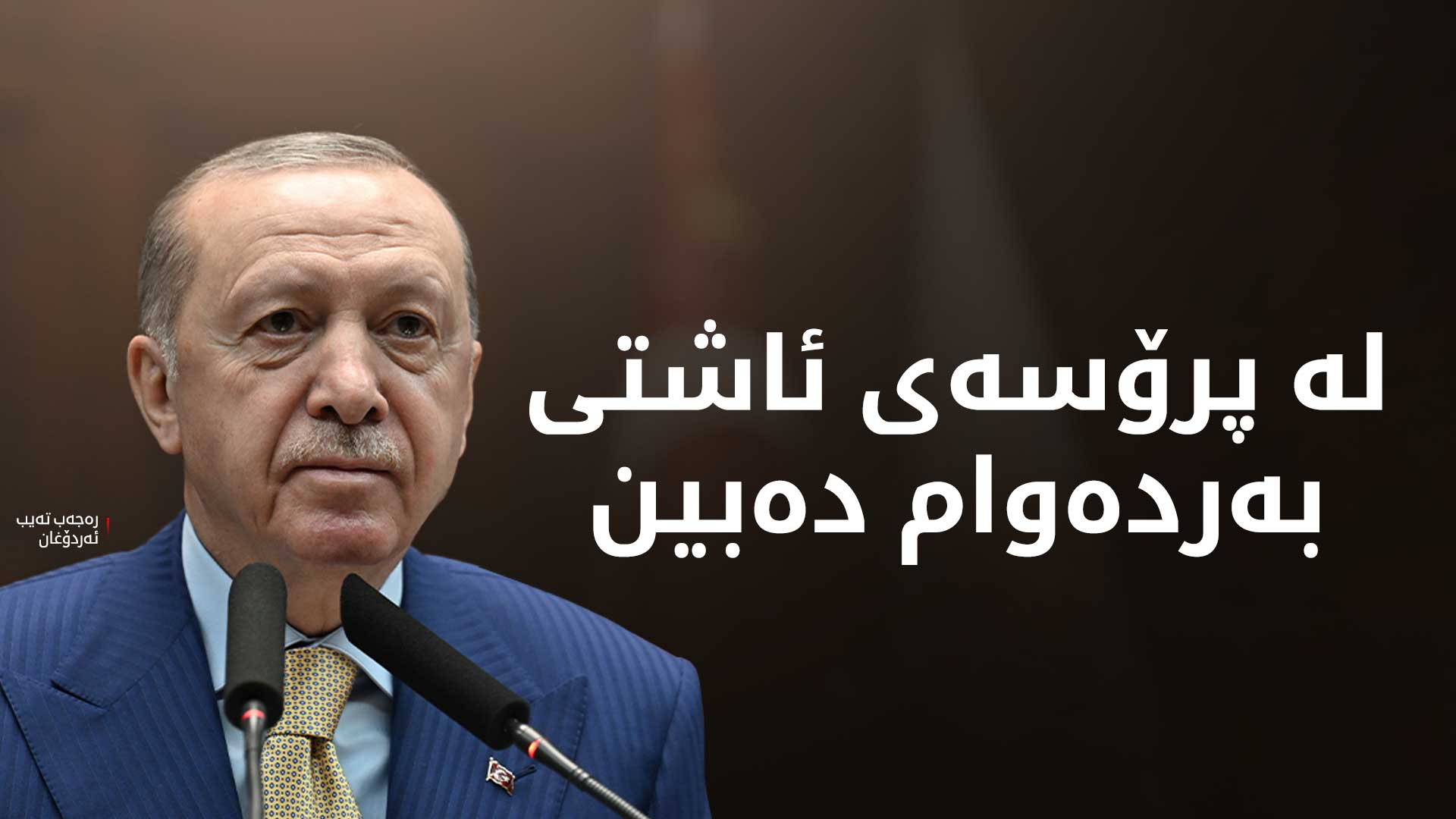 (وێنە؛ سەرۆککۆماری تورکیا، ساتی پێشکەش کردنی گوتار لەپەرلەمانی وڵاتەکەی)