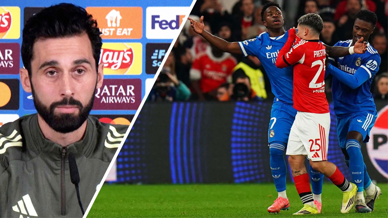 پرێستیانی لە نێوان كاماڤینگا و ڤینسیۆس لەگەڵ كۆنفرانسی رۆژنامەوانی ئەلڤارۆ ئەربێلوا