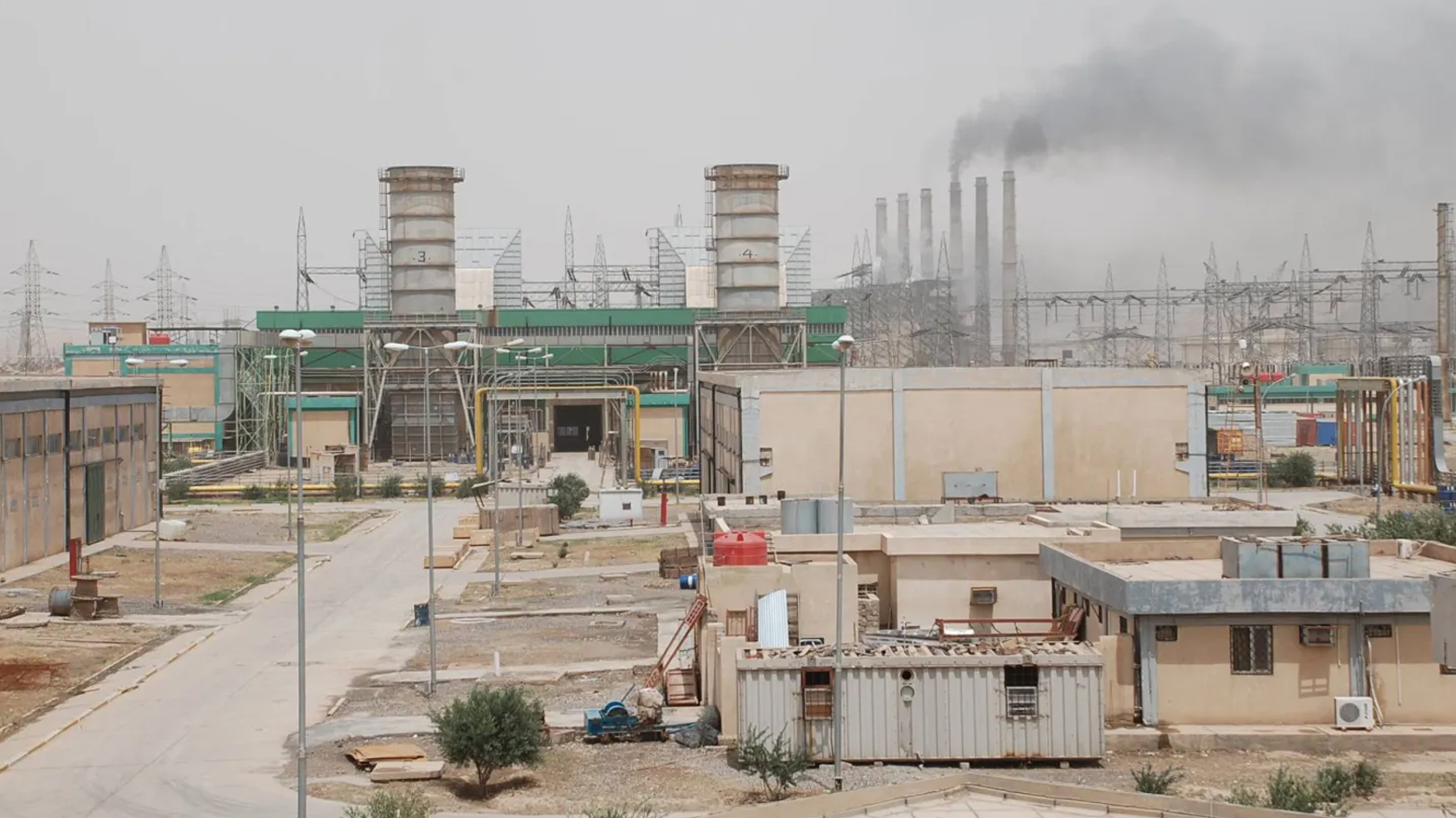 وێستگەیەکی کارەبا لە عێراق