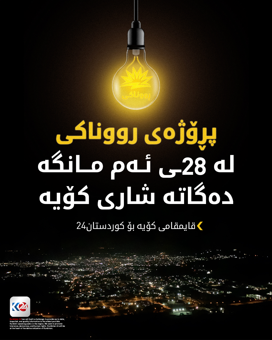 Kurdistan 24 - Twitter/X Social Post Banner