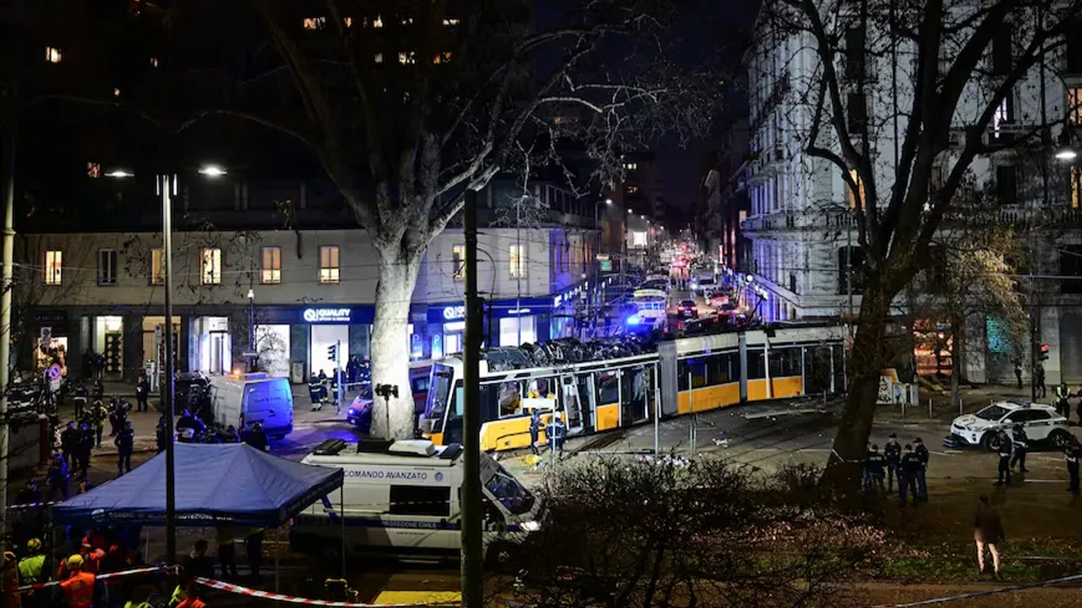 (وێنە؛ میلانۆ شوێنی رووداوەکە)