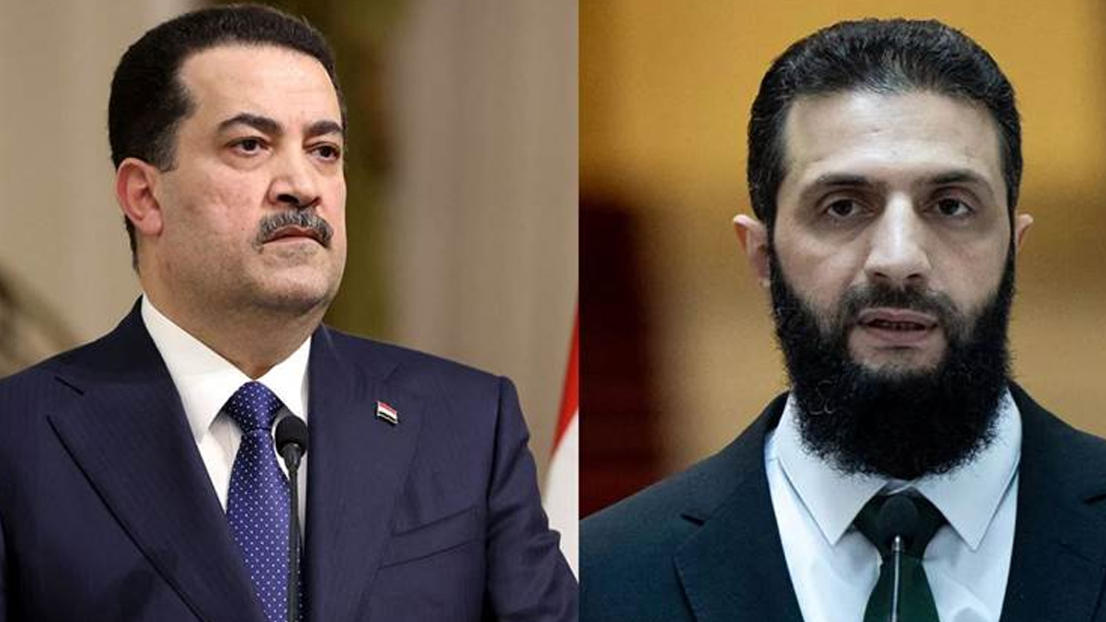 سوودانی و ئەحمەد شەرع: دەبێت زمانی گفتوگۆ جێگەی هێزی سەربازی بگرێتەوە