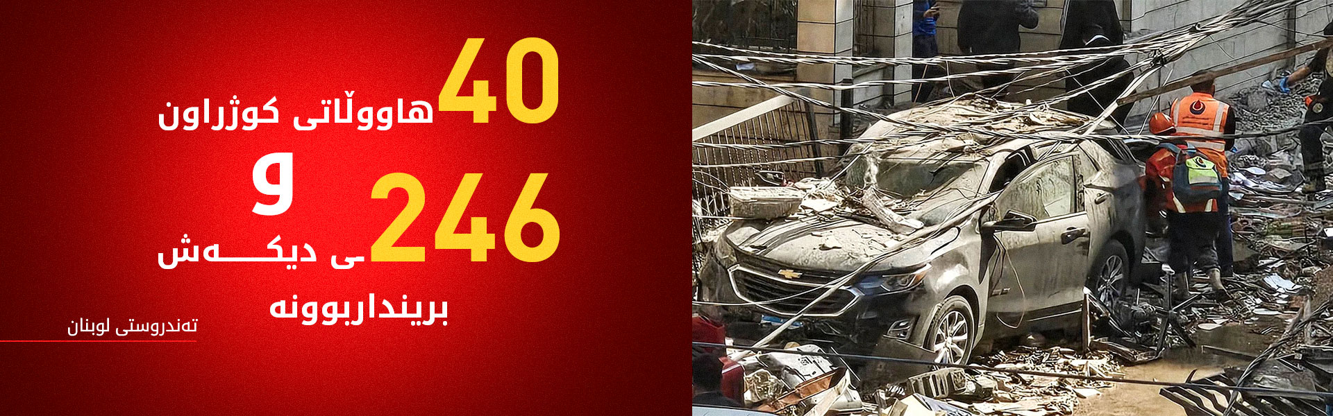 تەندروستی لوبنان: هێڵی گەرمی 24 کاتژمێری بۆ ئاوارەکان تەرخانکراوە