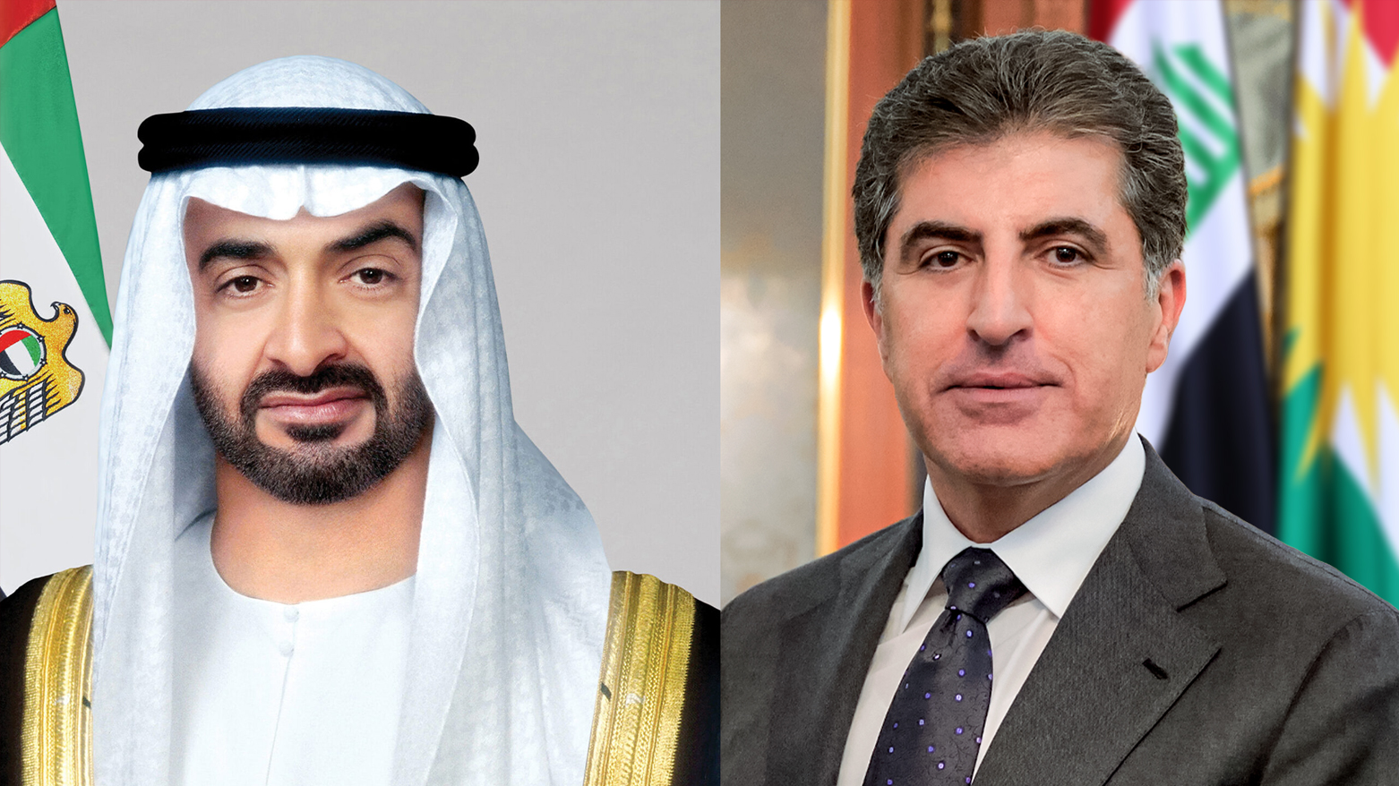 سەرۆکی هەرێم و سەرۆکی ئیمارات بارودۆخی ناوچەکە تاوتوێ دەکەن