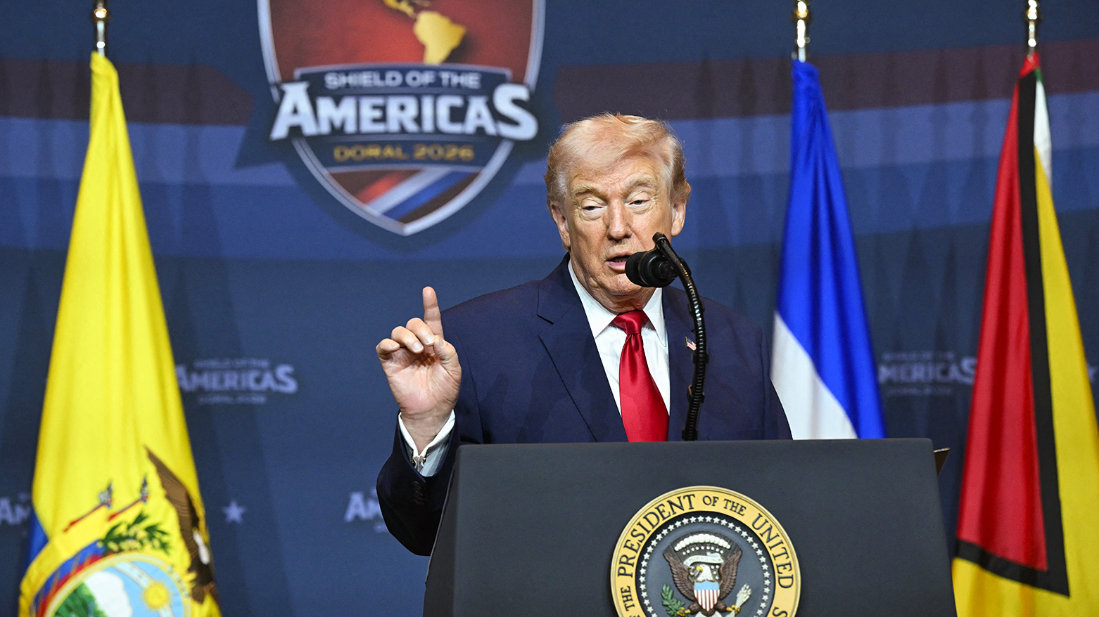 US President Donald Trump. (APF)