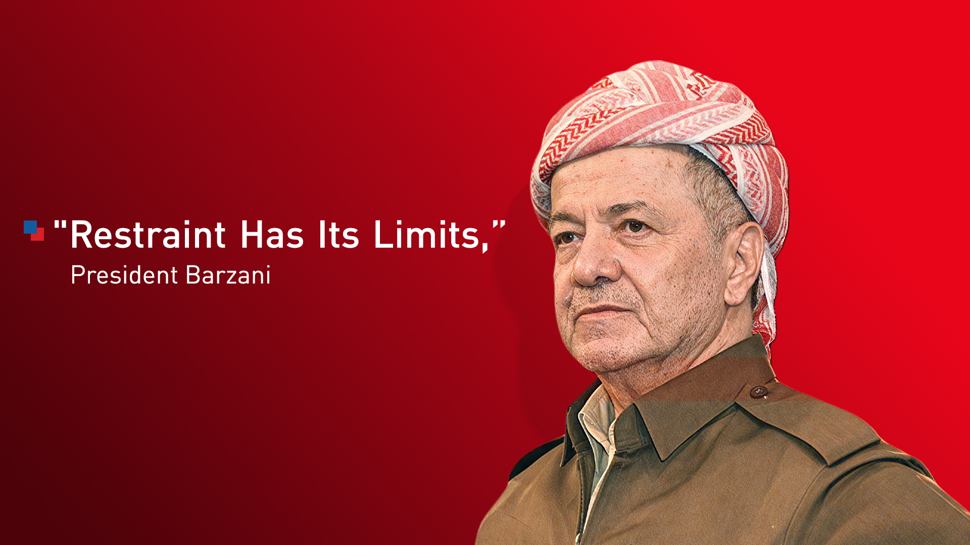 President Masoud Barzani. (Photo: Kurdistan24)