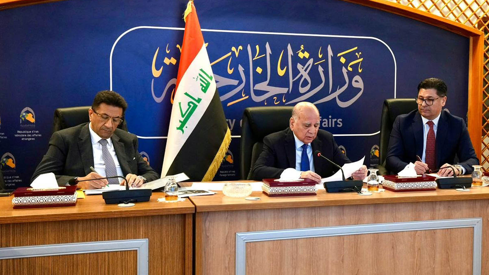 فوئاد حوسێن: رێگە نادەین عێراق بکرێتە گۆڕەپانی یەکلاکردنەوەی ململانێ نێودەوڵەتییەکان