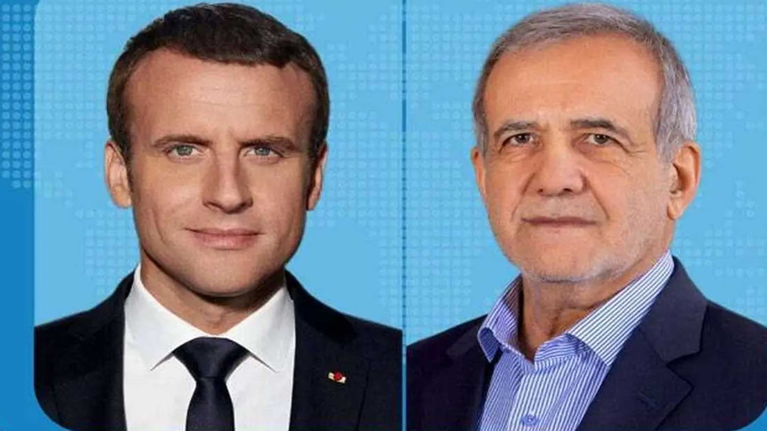 ماكرون يحث إيران على وقف الهجمات في اتصال هاتفي مع رئيسها