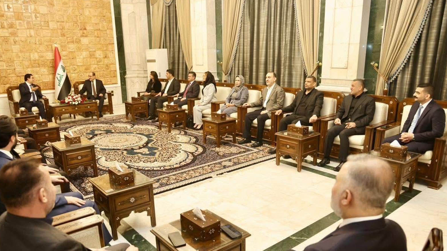 مالیکی پێشوازی لە شاندی فراکسیۆنی پارتی دیموکراتی کوردستان لە ئەنجومەنی نوێنەران دەکات