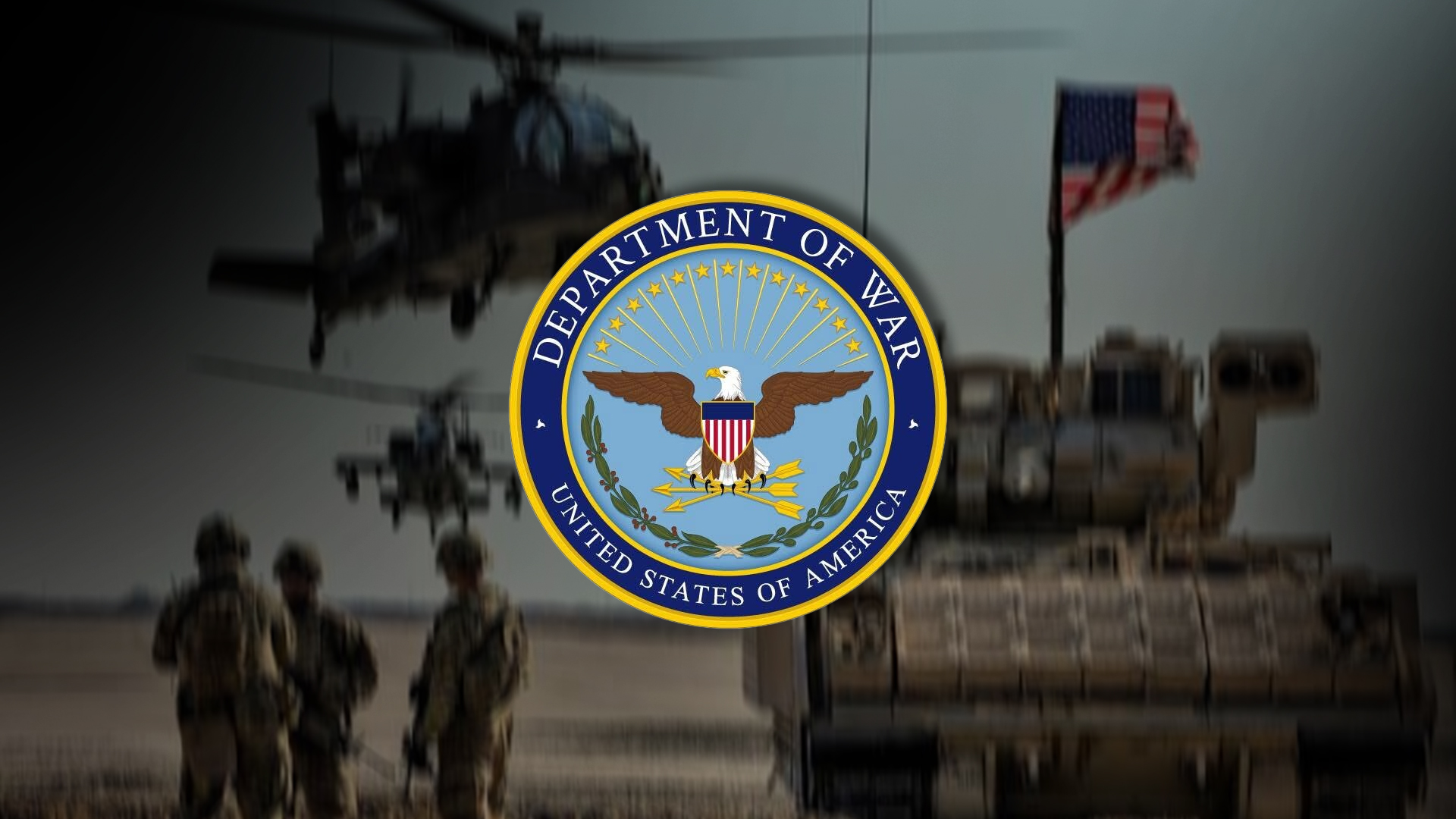 The Department of War logo posted by US President Donald Trump on his Truth Social platform.