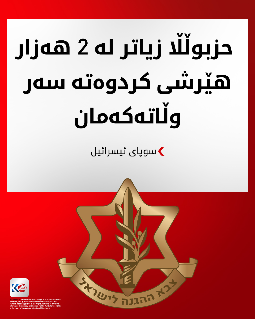 Kurdistan 24 - Facebook Social Post Banner