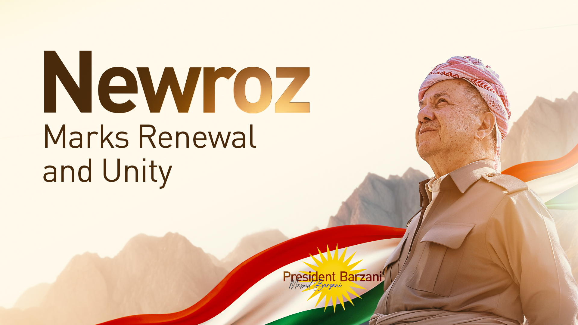 President Barzani Calls for Unity and Stability in Newroz Message Amid Regional Tensions