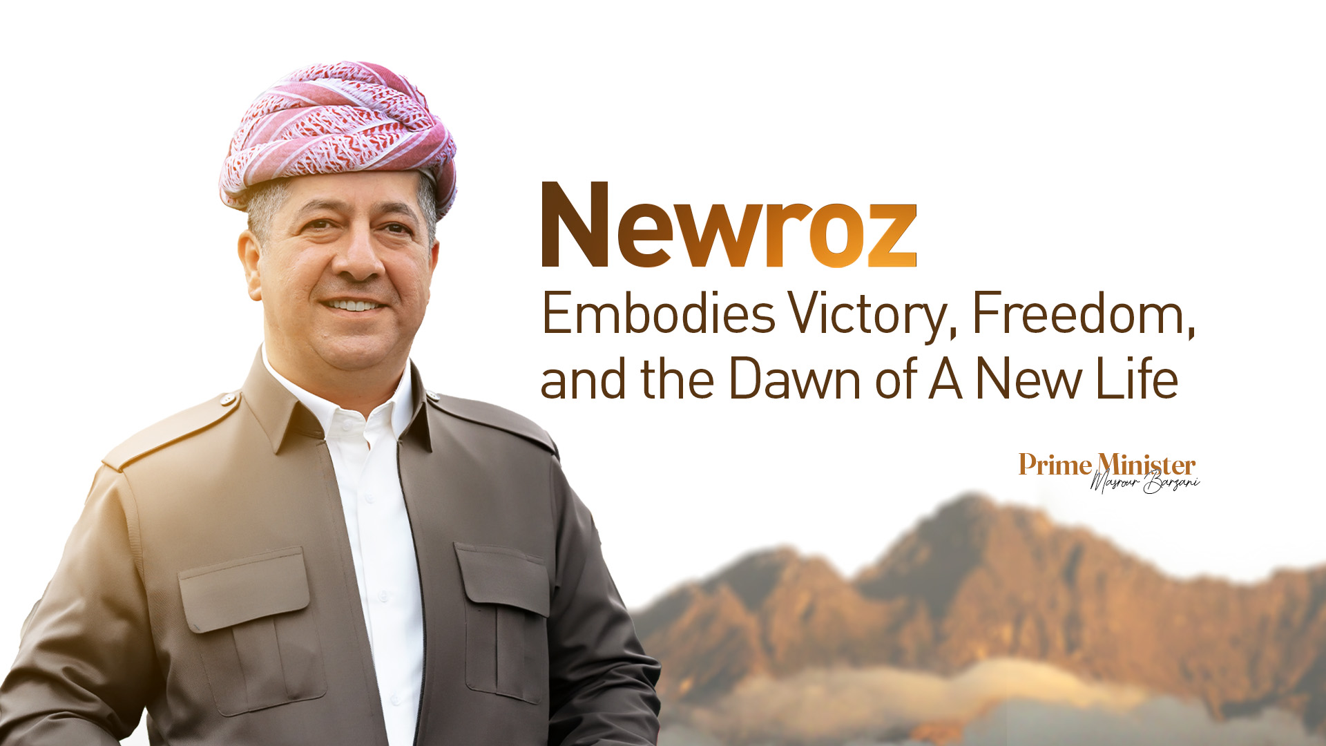 PM Masrour Barzani. (Graphics: Kurdistan24)