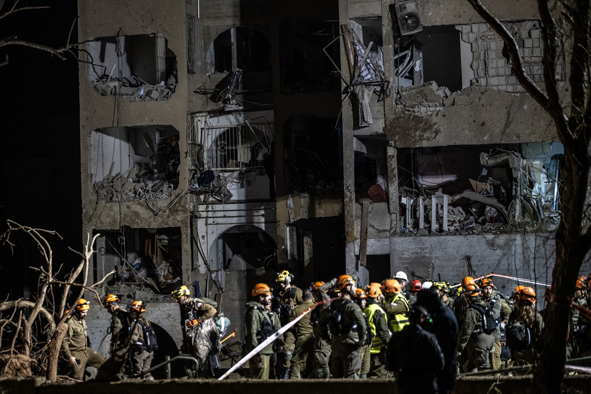 وێرانیی شاری عەرادی ئیسرائیل دوای هێرشەکەی ئێران