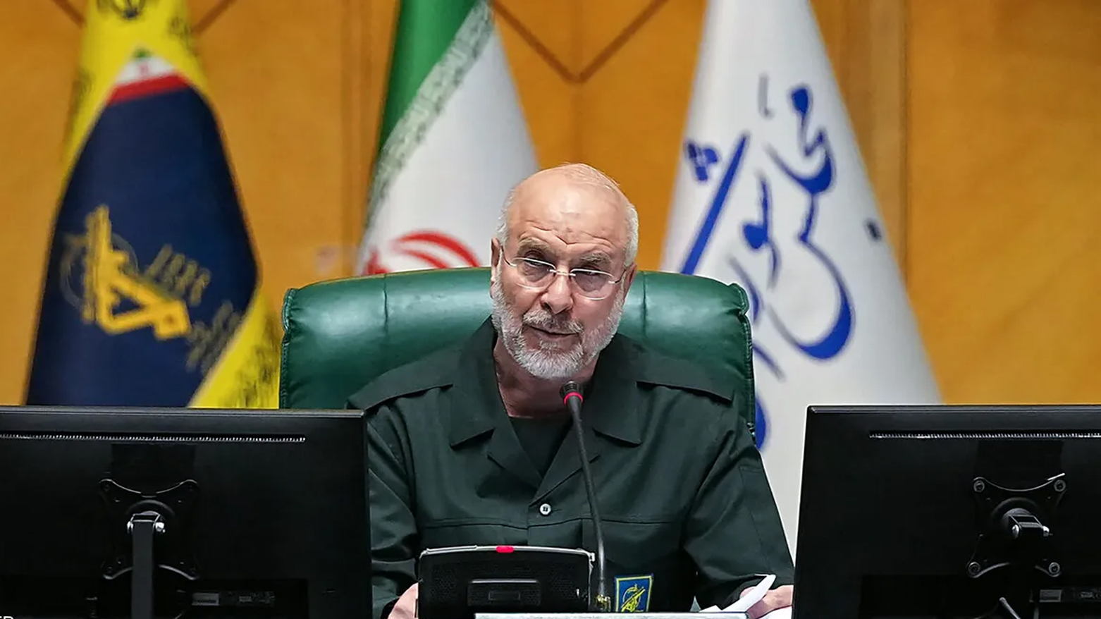 (وێنە؛ محەممەد باقر قالیباف، سەرۆکی پەرلەمانی ئێران)