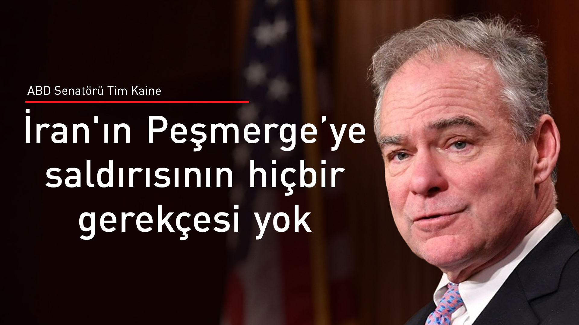 ABD'li senatör: İran, ABD ile yüzleşemediği için Peşmerge'ye saldırdı