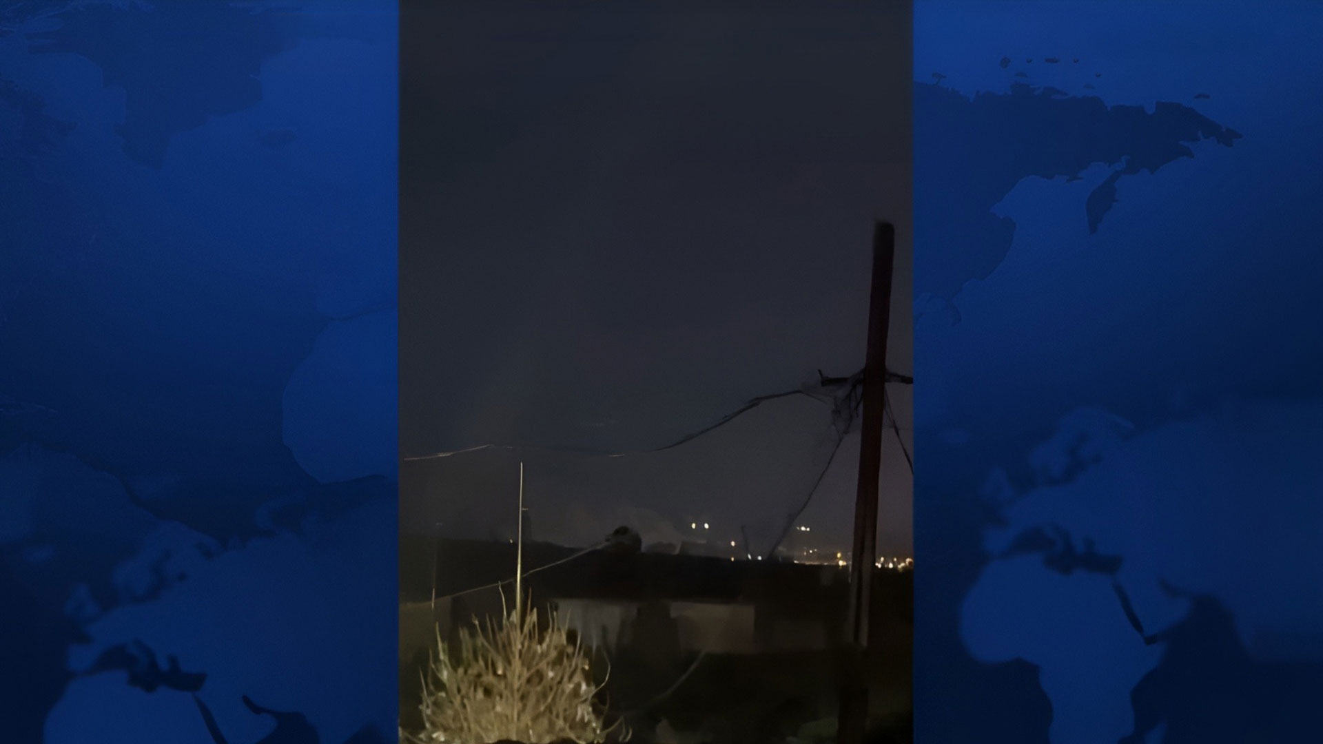 A PMF base in Kirkuk’s Dibis district under attack, March 26, 2026. (Photo: Submitted to Kurdistan24)