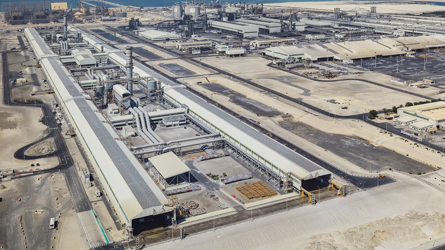 Emirates Global Aluminium’s Al Taweelah site, located in Khalifa Industrial Zone Abu Dhabi (KIZAD), UAE. (Photo: EGA)