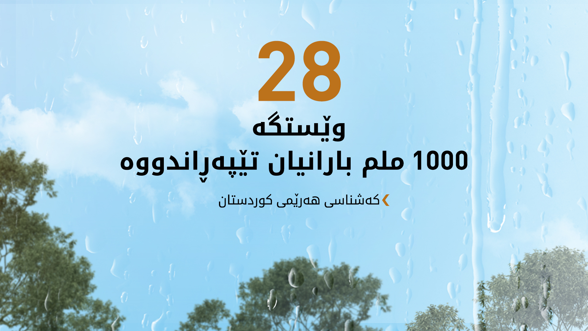 کەشناسی: شەپۆلی باران بارین کۆتایی پێهات