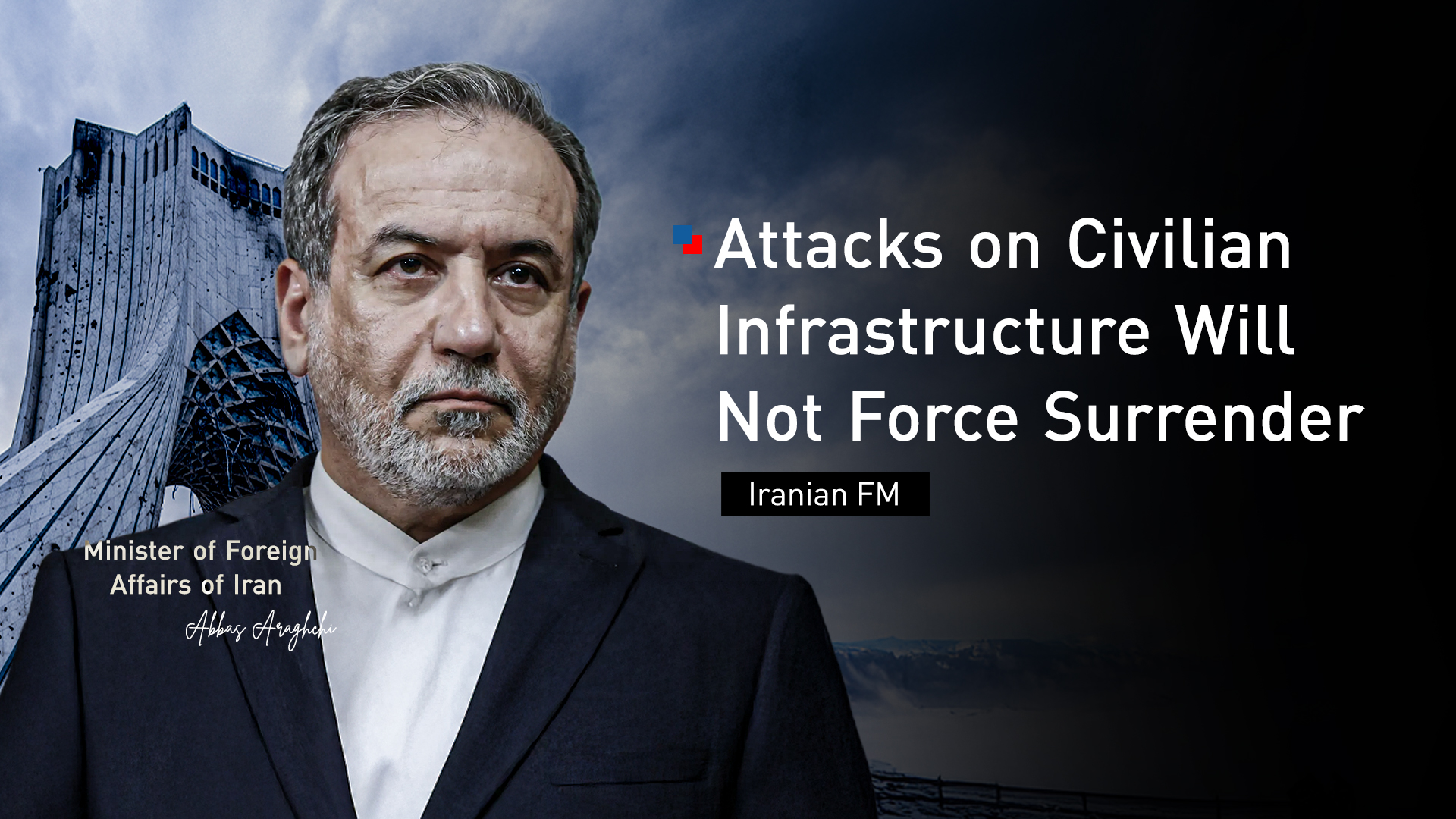 Iran’s Foreign Minister Abbas Araghchi. (Graphic: Kurdistan24)