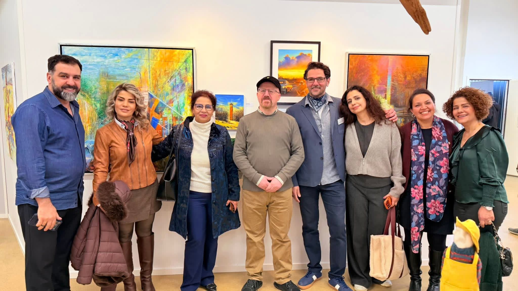 سوید.. هونەرمەندێکی کورد بەشداری لە پێشانگەیەکی شێوەکاری هاوبەش کرد