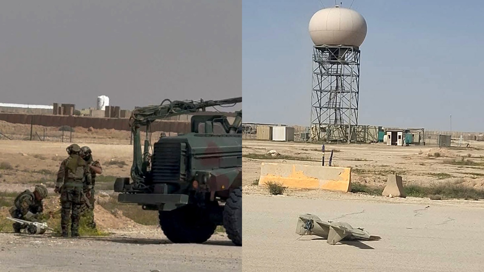 الدفاع العراقية تعلن إسقاط مسيرة استهدفت قاعدة "عين الأسد" وتتوعد بالرد 