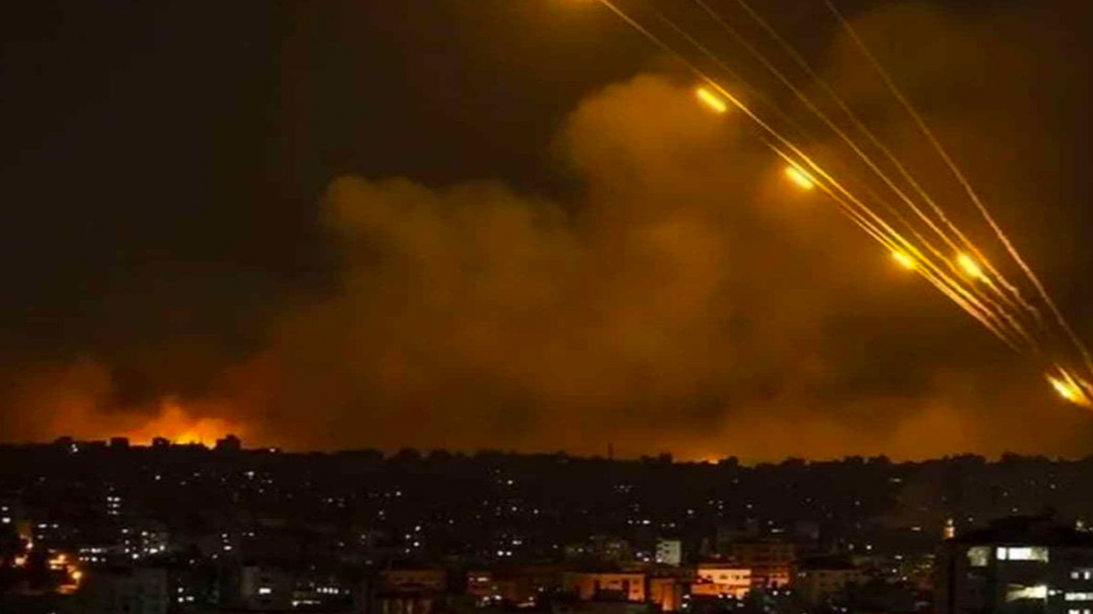 Fire and thick plumes of smoke rise from a petrochemical complex in the industrial city of Jubail, eastern Saudi Arabia, following overnight attacks, April 7, 2026. (AFP)