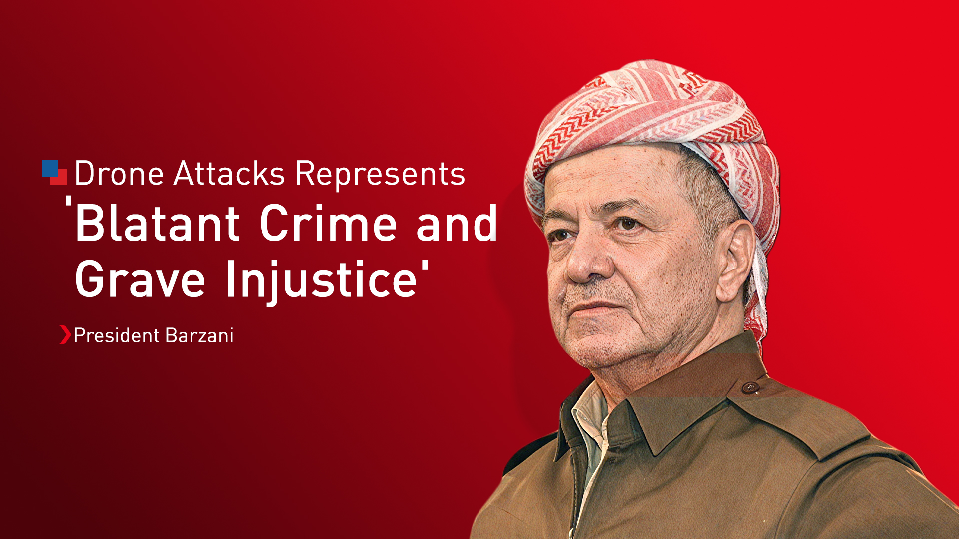 President Masoud Barzani. (Photo: Kurdistan24)