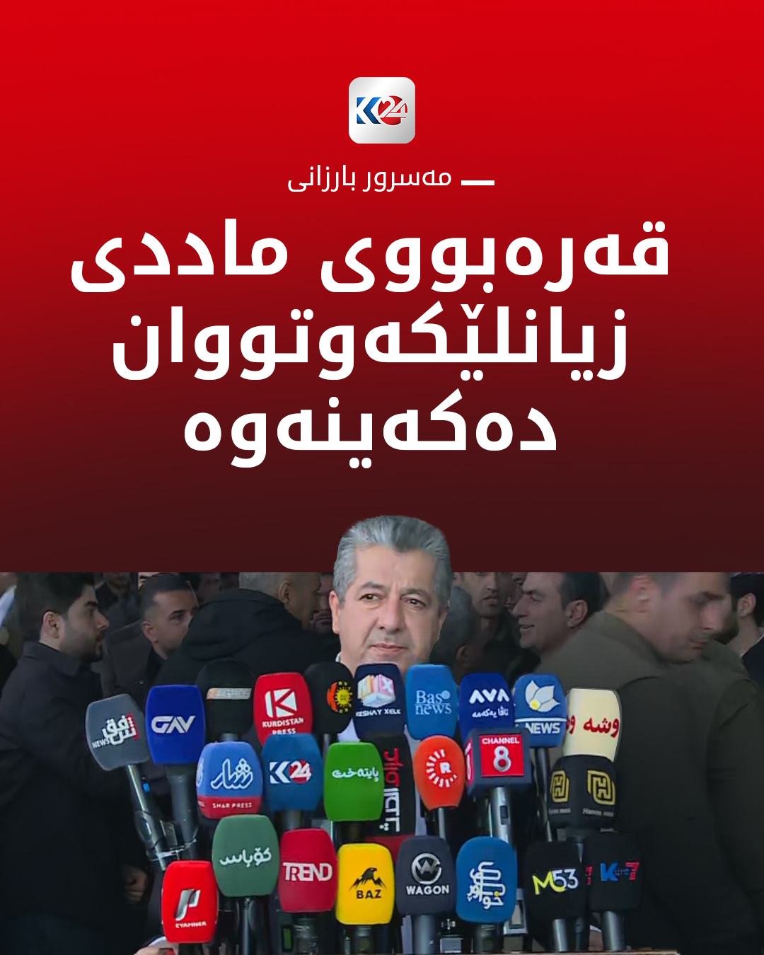 Kurdistan 24 - Twitter/X Social Post Banner