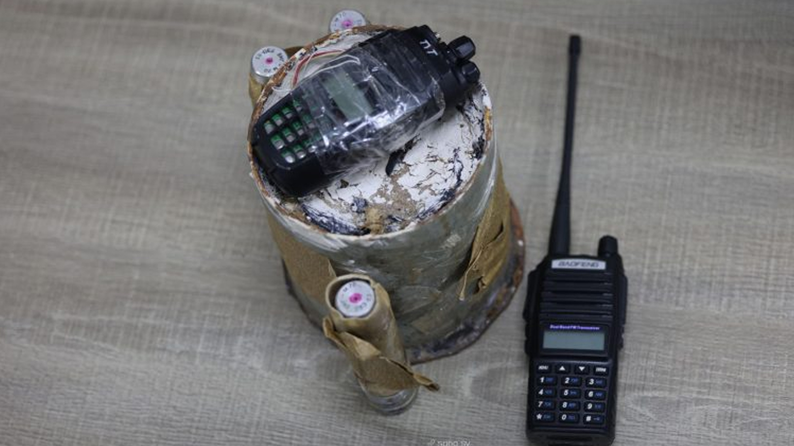 وێنەی بۆمبە چێنراوەکە